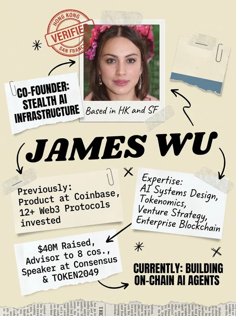 James Wu intro card